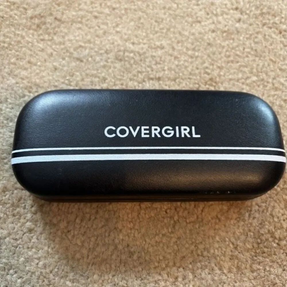 CoverGirl Black Purple Hard Eyeglass Case